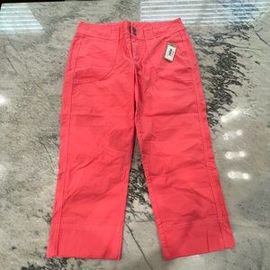 Title Nine capris, coral, size 4 New with tags
